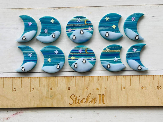 Oversize Penguin Moons 5pc Set